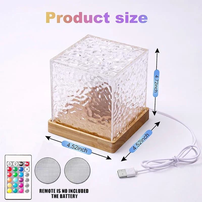 Projektor Oceanicznych Fal z Polarnym Światłem, Regulacja Jasności, Efekt Powolnych Fal 🌊