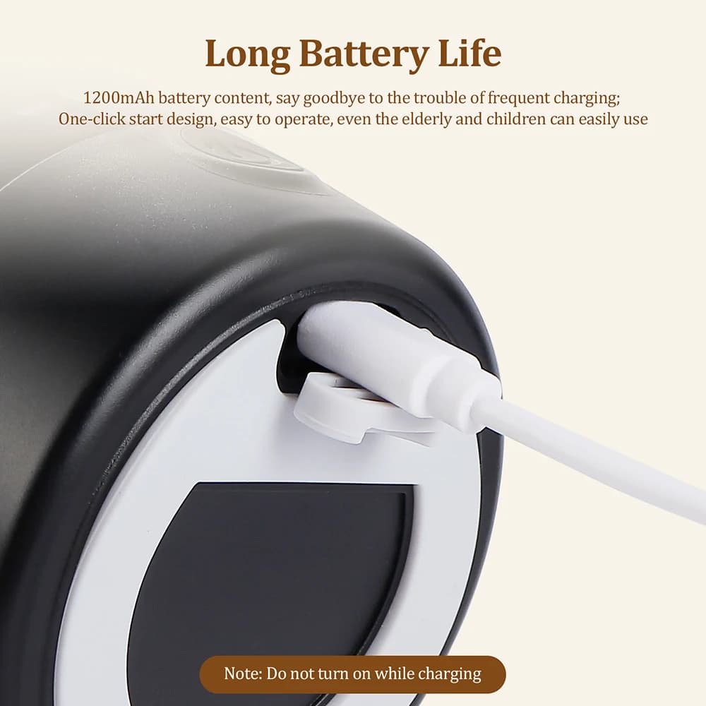 Elektryczny Shaker do Białka 650ml, Przenośny, Wielofunkcyjny Mikser Soków 🏋️‍♂️