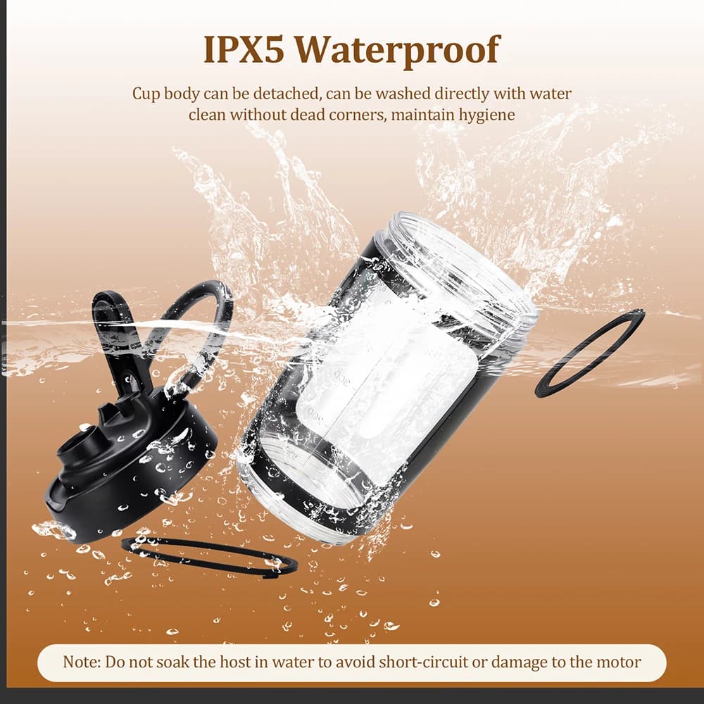 Elektryczny Shaker do Białka 650ml, Przenośny, Wielofunkcyjny Mikser Soków 🏋️‍♂️